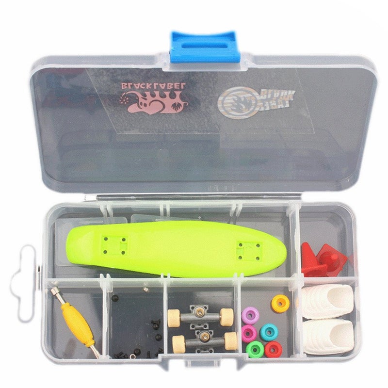 RemeeHi Finger Skateboard Storage Box with Wheels Tools - Image 1